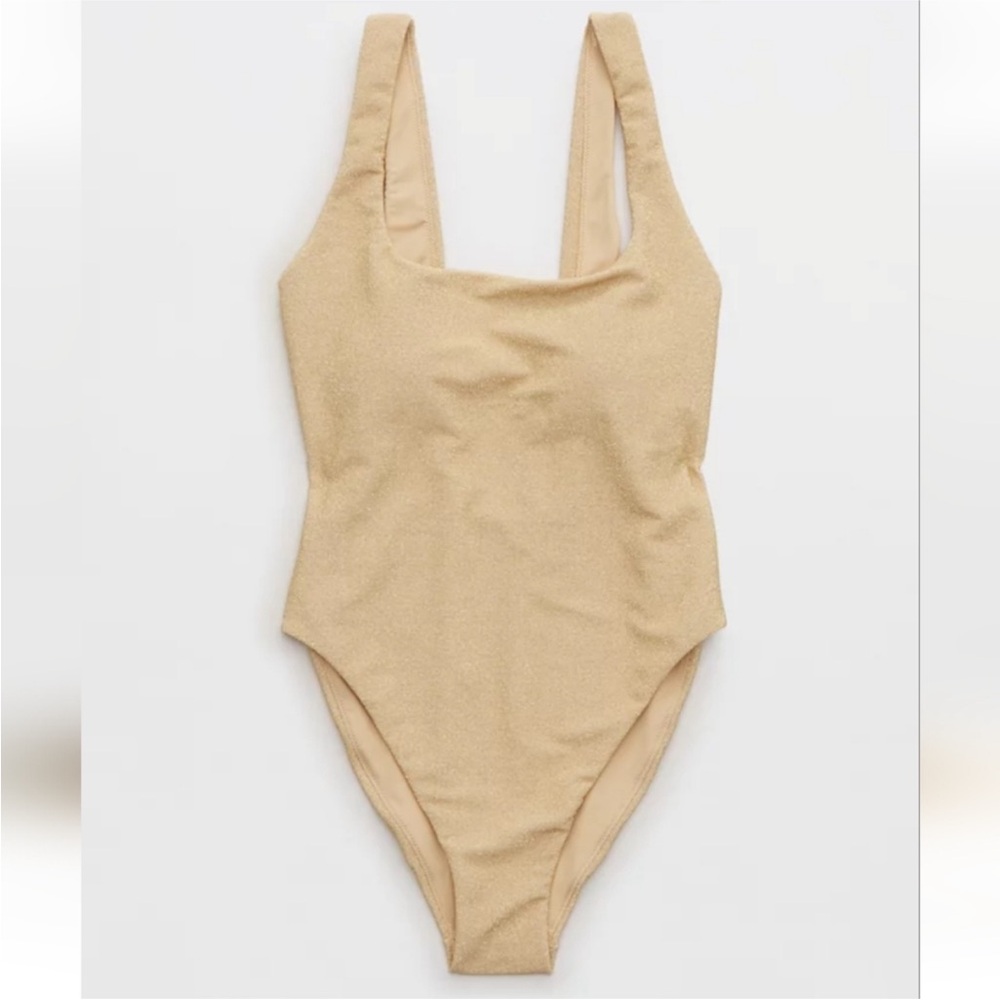 Women’s Tan One Piece Swimsuit